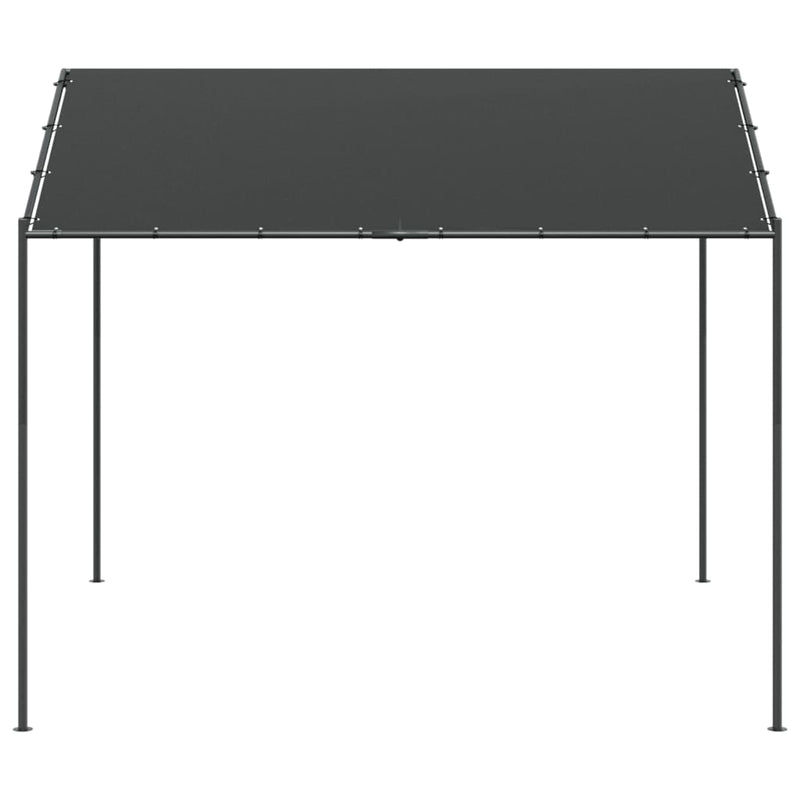 Load image into Gallery viewer, Vidaxl tuinpaviljoen 3x3 m staal en stof antracietkleurig