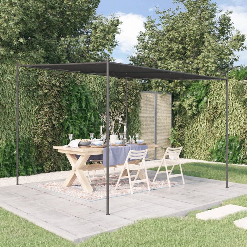 Load image into Gallery viewer, Vidaxl prieel 3x3 m 180 g m² stof en staal antracietkleurig