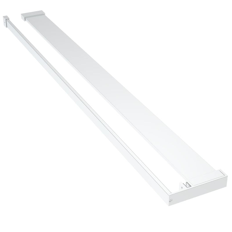 Load image into Gallery viewer, Vidaxl wandschap voor inloopdouchewand 80 cm aluminium chroomkleurig