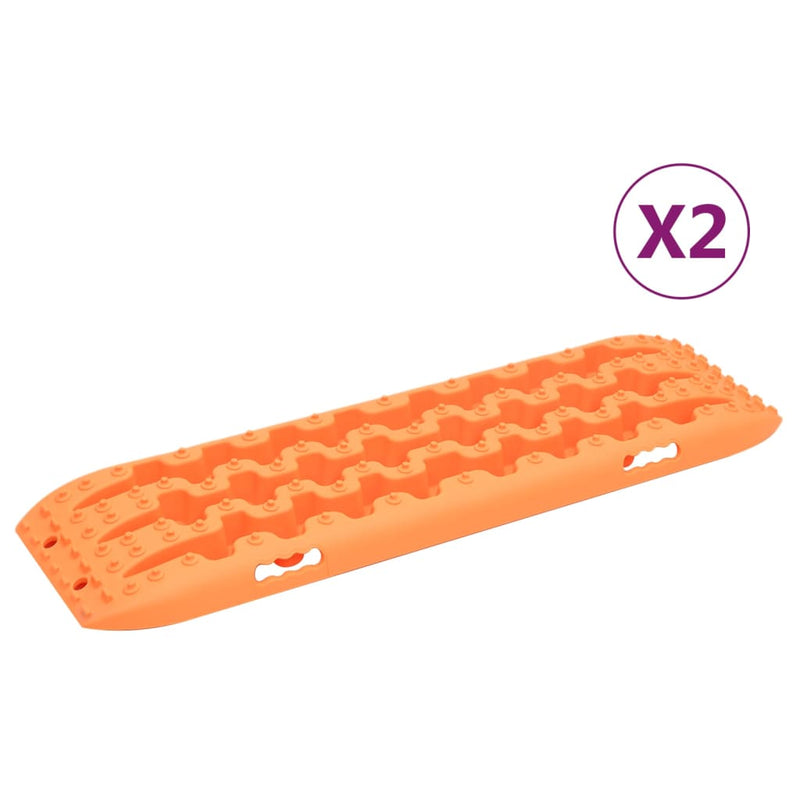 Load image into Gallery viewer, Vidaxl gripplaten 2 st 106x30,5x7 cm nylon oranje