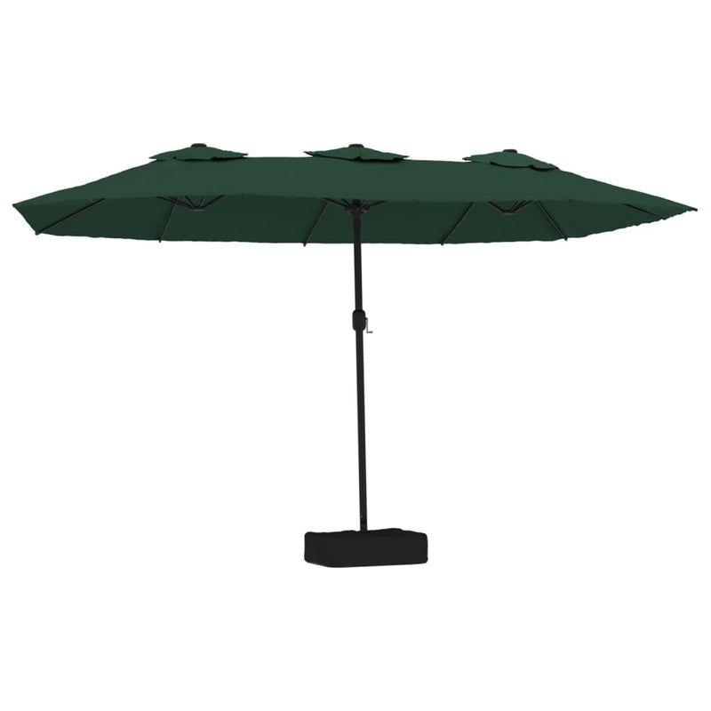 Load image into Gallery viewer, VidaXL Parasol dubbel 449x245 cm groen