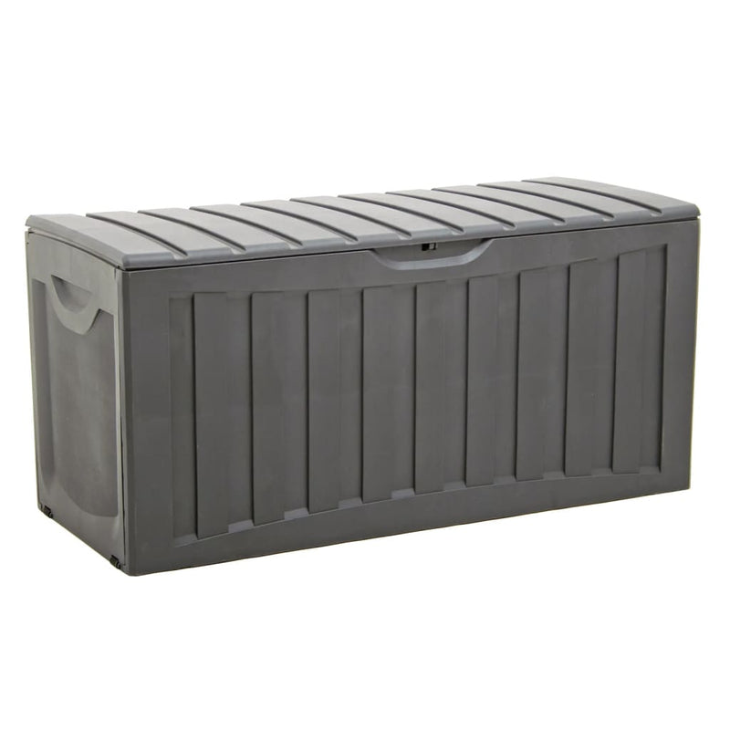 Load image into Gallery viewer, Vidaxl opbergbox 118x53x57 cm polypropyleen zwart