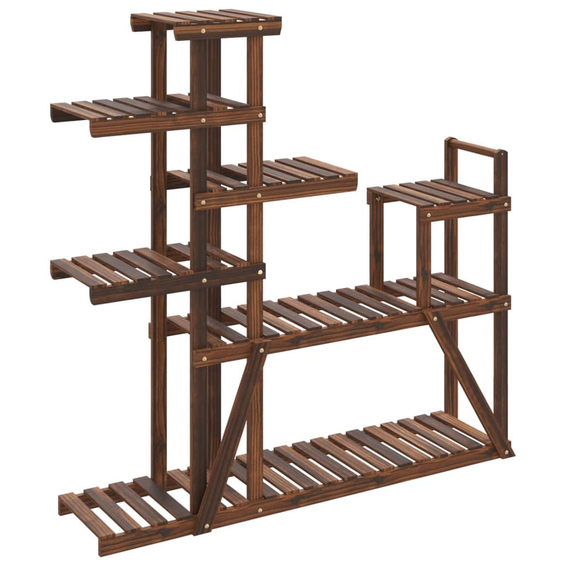 Load image into Gallery viewer, Vidaxl plantenstandaard 110x25x111 cm massief vurenhout