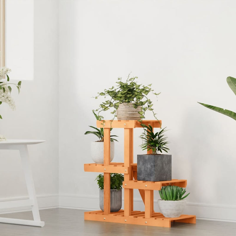 Afbeelding laden in galerijviewer, Vidaxl plantenstandaard 58x25x51 cm massief vurenhout