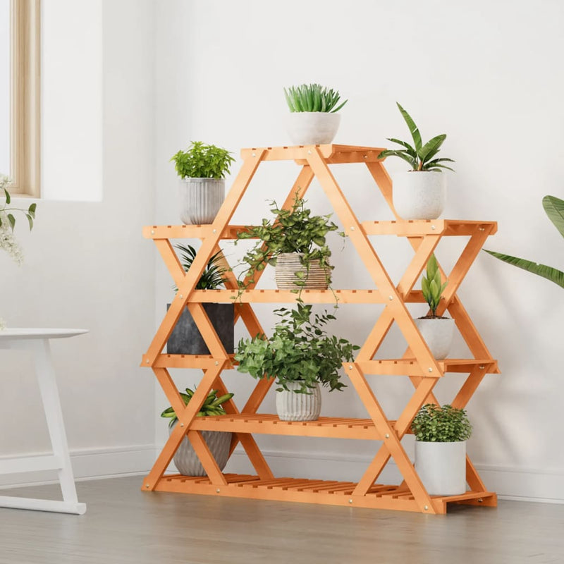 Load image into Gallery viewer, Vidaxl plantenstandaard 110x25x105 cm massief vurenhout