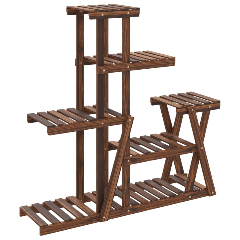 ギャラリービューアに画像をロードする, Vidaxl plantenstandaard 95x25x96 cm massief vurenhout