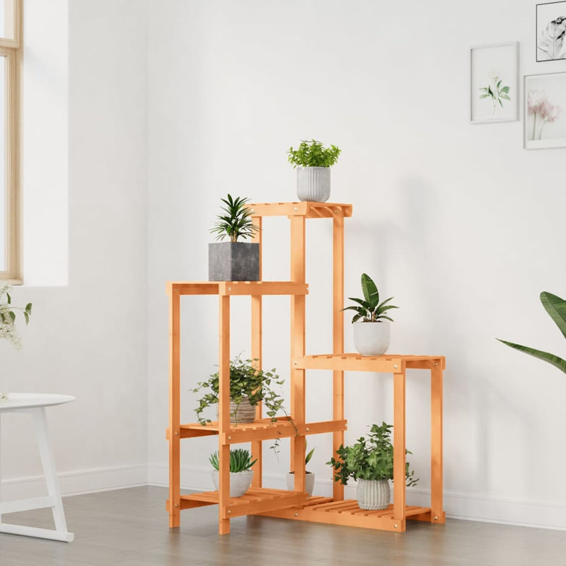 ギャラリービューアに画像をロードする, Vidaxl plantenstandaard 62,5x61,5x101,5 cm massief vurenhout