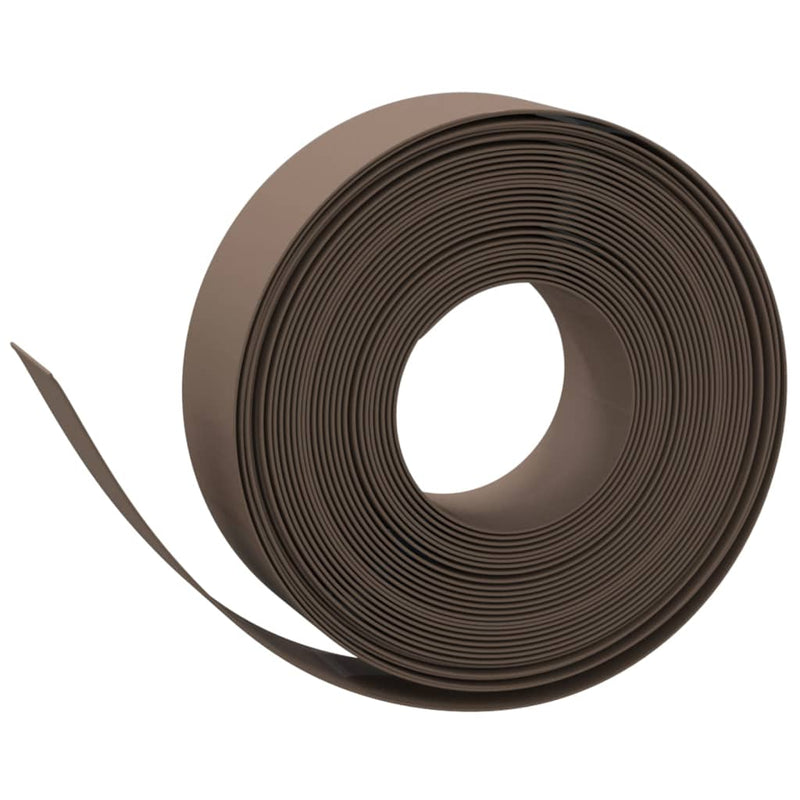 Load image into Gallery viewer, Vidaxl tuinranden 2 st 10 m 15 cm polyetheen bruin