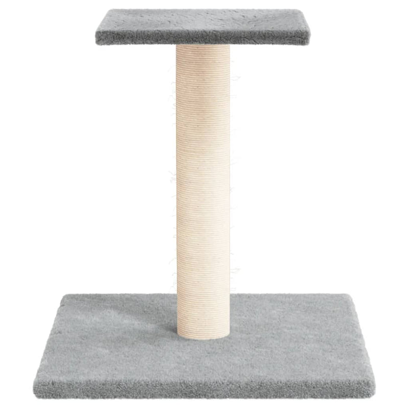 Load image into Gallery viewer, Vidaxl krabpaal met platform 38 cm lichtgrijs