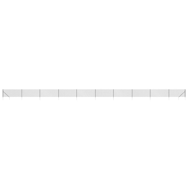 Load image into Gallery viewer, VidaXL Gaashek met grondankers 1,1x25 m antracietkleurig