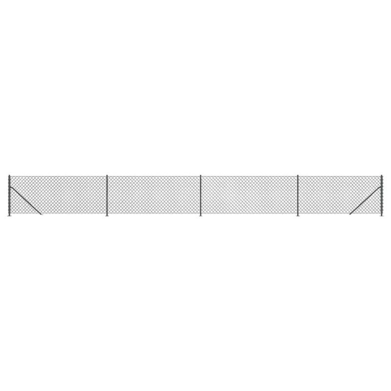 Load image into Gallery viewer, Vidaxl gaashek met flens 1x10 m antracietkleurig