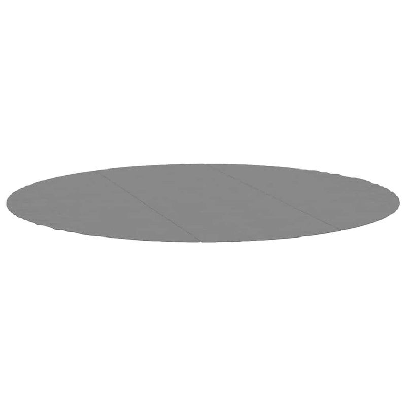 Load image into Gallery viewer, Vidaxl zwembadgrondzeil ø396 cm polyester geotextiel lichtgrijs