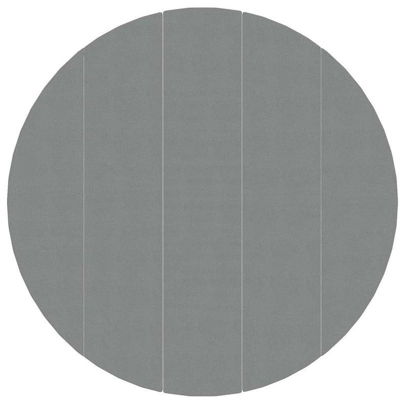 Load image into Gallery viewer, Vidaxl zwembadgrondzeil ø550 cm polyester geotextiel lichtgrijs