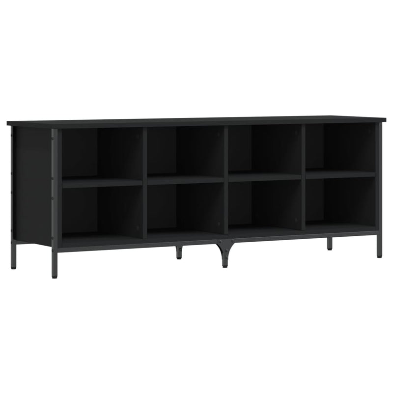 Load image into Gallery viewer, VidaXL Schoenenkast 131x35x50 cm bewerkt hout zwart