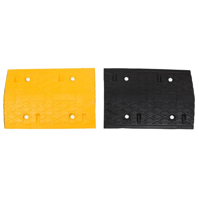 Load image into Gallery viewer, Vidaxl verkeersdrempels 3 st 97x32,5x4 cm rubber geel en zwart