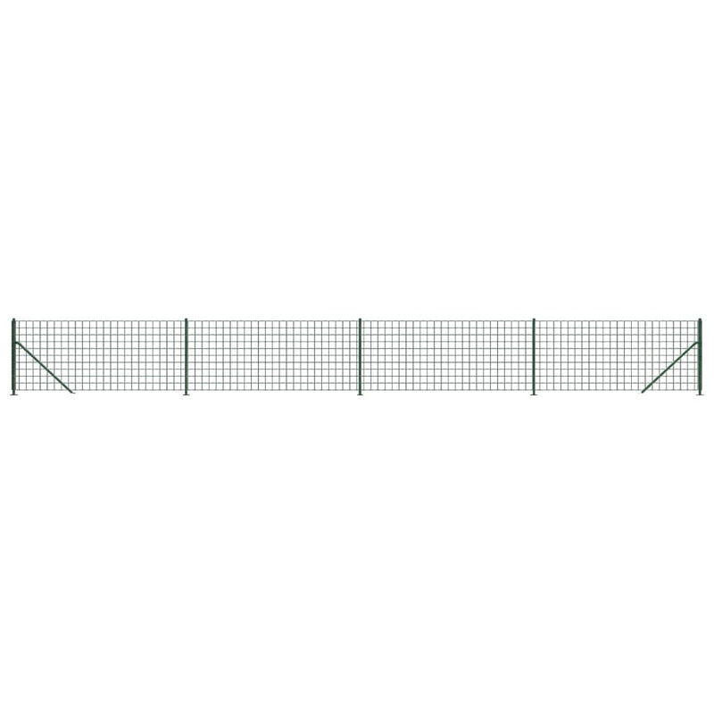 Load image into Gallery viewer, Vidaxl draadgaashek met flens 1,1x10 m groen