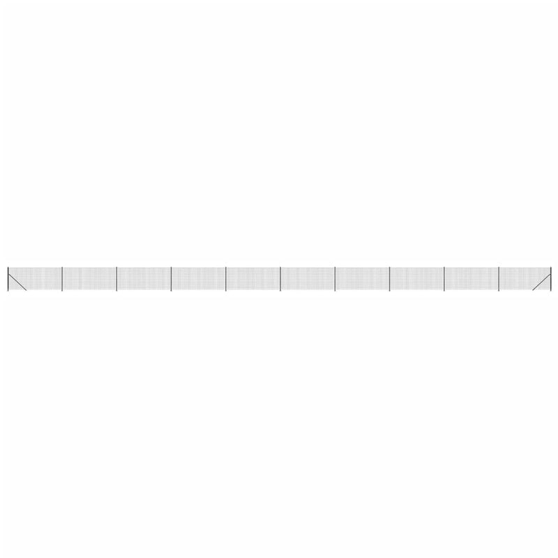 Load image into Gallery viewer, Vidaxl draadgaashek met flens 0,8x25 m antracietkleurig