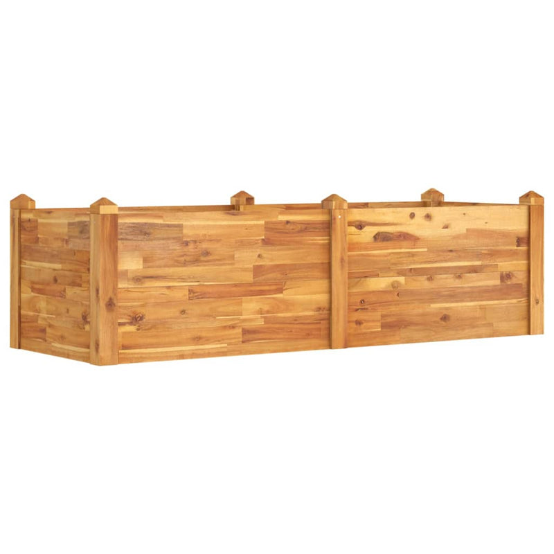 Load image into Gallery viewer, Vidaxl plantenbak verhoogd 160x60x44 cm massief acaciahout