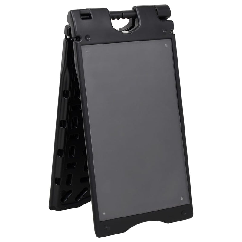 Load image into Gallery viewer, Vidaxl sandwichbord 45x7x84,5 cm hdpe zwart
