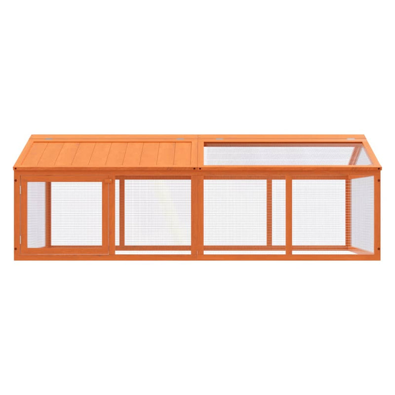 Load image into Gallery viewer, Vidaxl dierenren 200x112,5x74 cm massief grenenhout bruin