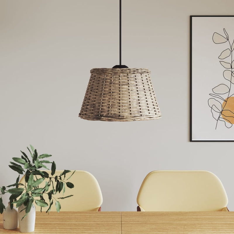 Load image into Gallery viewer, Vidaxl plafondlampenkap ø50x30 cm wicker bruin