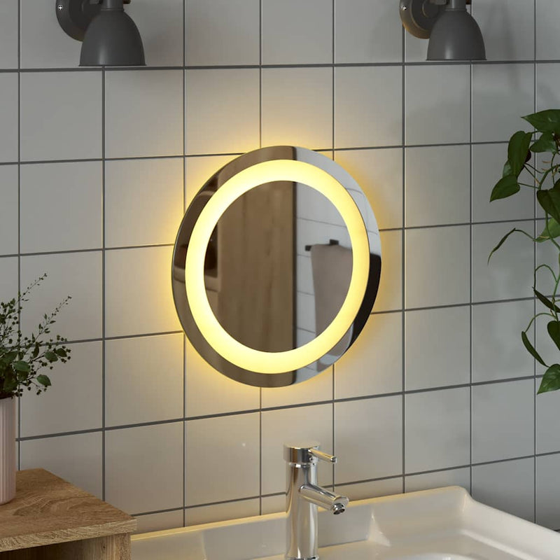 Chargez l'image dans la visionneuse de la galerie, VidaXL Badkamerspiegel LED rond 30 cm