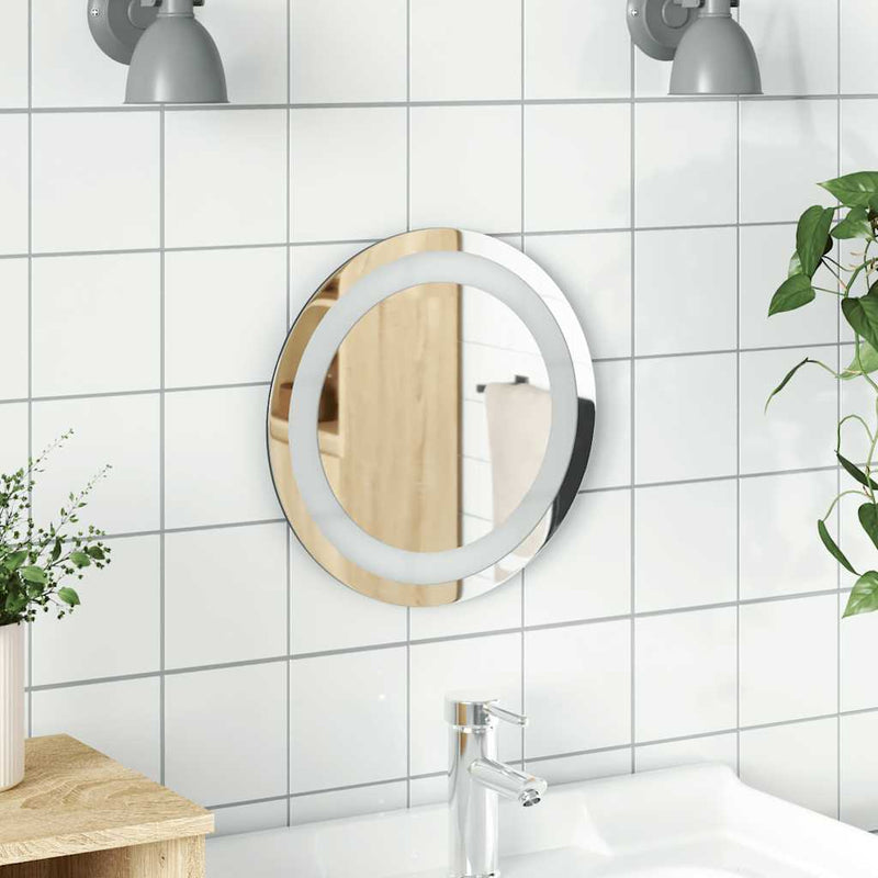 Chargez l'image dans la visionneuse de la galerie, VidaXL Badkamerspiegel LED rond 30 cm