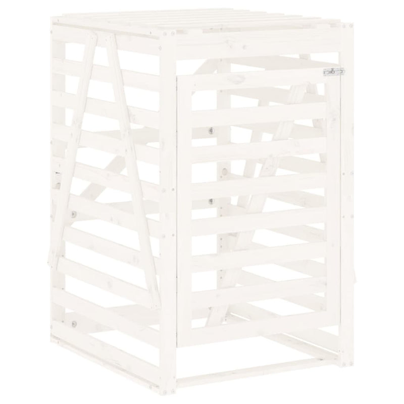 Load image into Gallery viewer, Vidaxl containerberging 84x90x128,5 cm massief grenenhout wit
