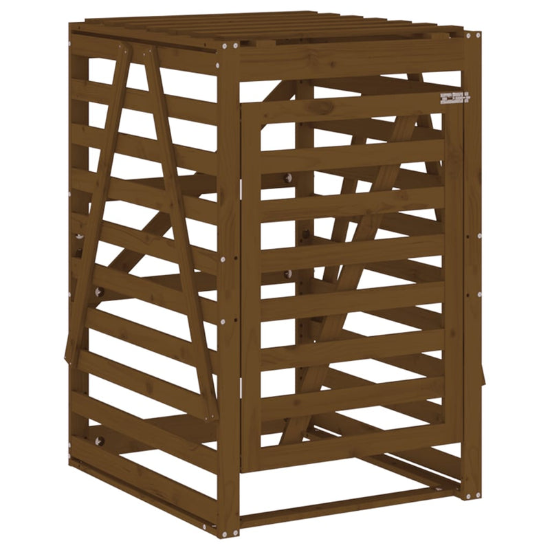 Load image into Gallery viewer, Vidaxl containerberging 84x90x128,5 cm massief grenenhout honingbruin