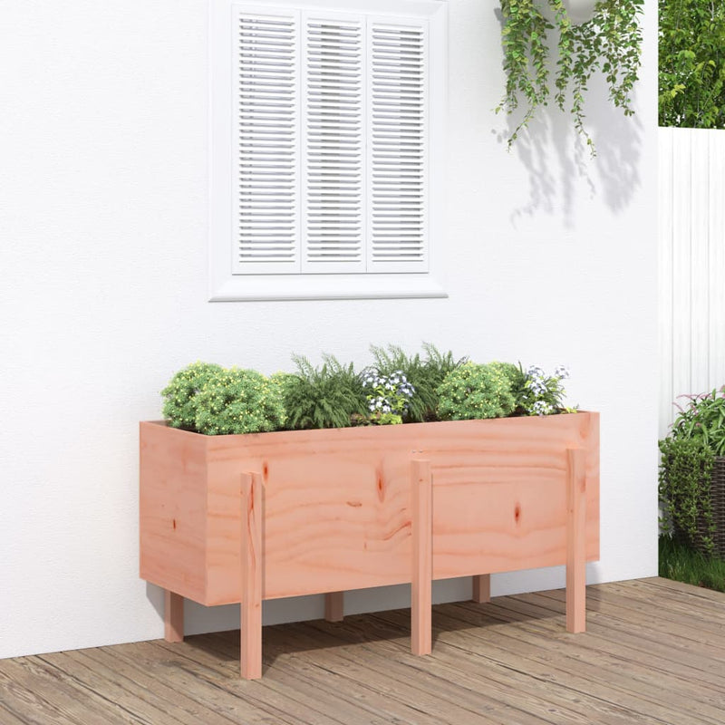 Load image into Gallery viewer, Vidaxl plantenbak verhoogd 121x50x57 cm massief douglashout