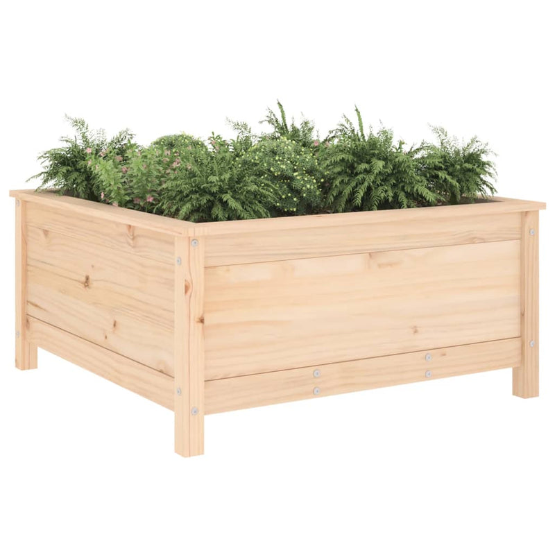 Load image into Gallery viewer, Vidaxl plantenbak 82,5x82,5x39 cm massief grenenhout