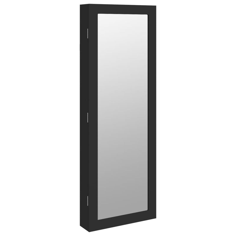 Load image into Gallery viewer, Vidaxl sieradenkast met spiegel wandgemonteerd 37,5x10x106 cm zwart