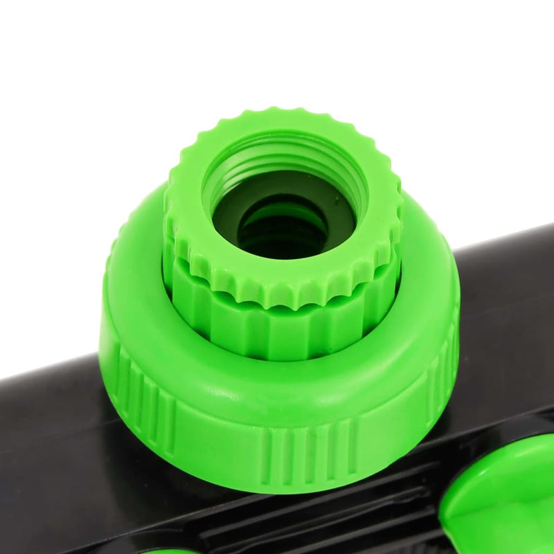 Load image into Gallery viewer, Vidaxl kraanadapter 4-wegs 19,5x6x11 cm abs pp groen en zwart