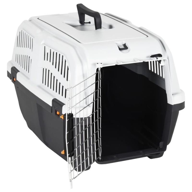 Load image into Gallery viewer, VidaXL Reismand met metalen deur 55x36x35 cm polypropeen