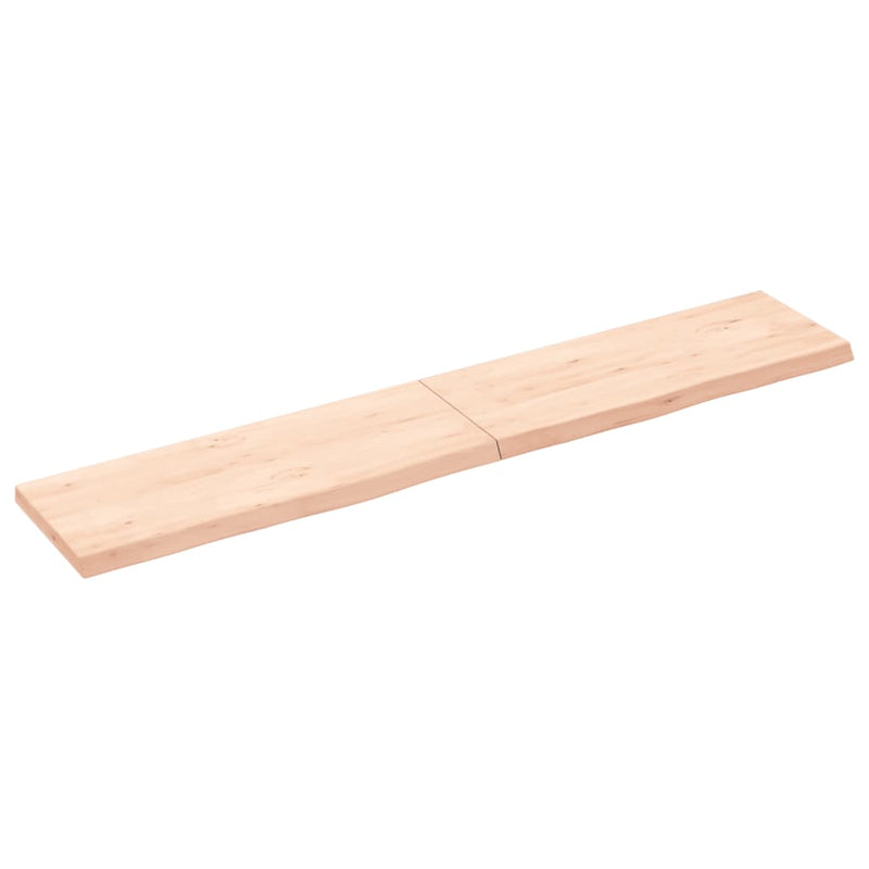 Cargue la imagen en el visor de la galería, Vidaxl wastafelblad 160x30x(2-4) cm onbehandeld massief hout