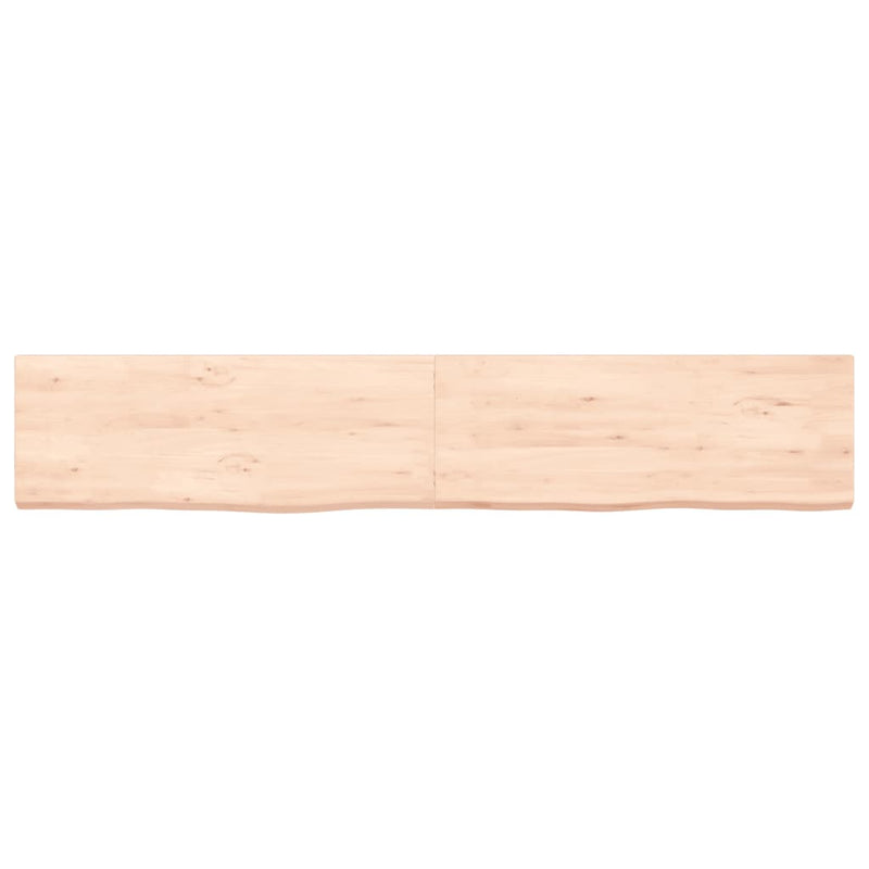 Cargue la imagen en el visor de la galería, Vidaxl wastafelblad 160x30x(2-4) cm onbehandeld massief hout
