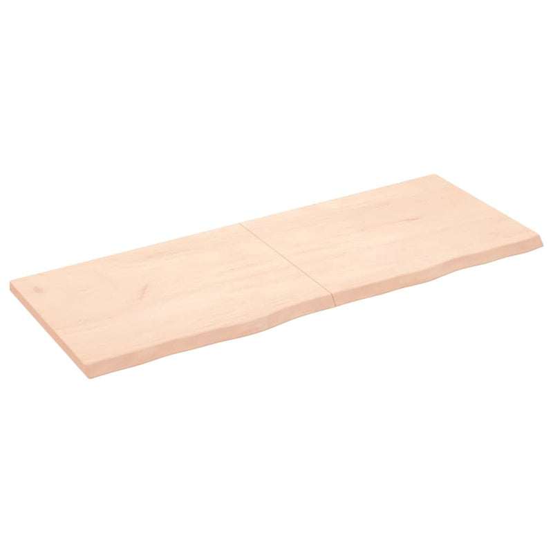 Cargue la imagen en el visor de la galería, VidaXL Wastafelblad 160x60x(2-4) cm onbehandeld massief hout