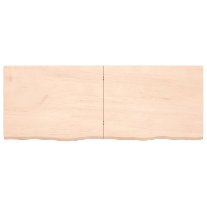 Cargue la imagen en el visor de la galería, VidaXL Wastafelblad 160x60x(2-4) cm onbehandeld massief hout