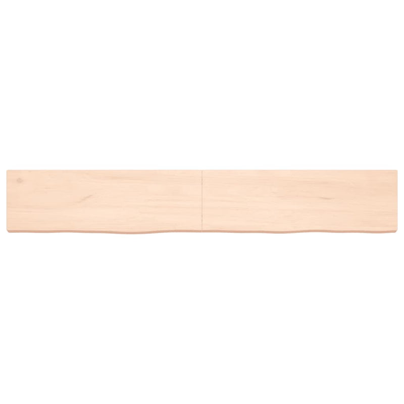 Load image into Gallery viewer, Vidaxl wastafelblad 180x30x(2-6) cm onbehandeld massief hout