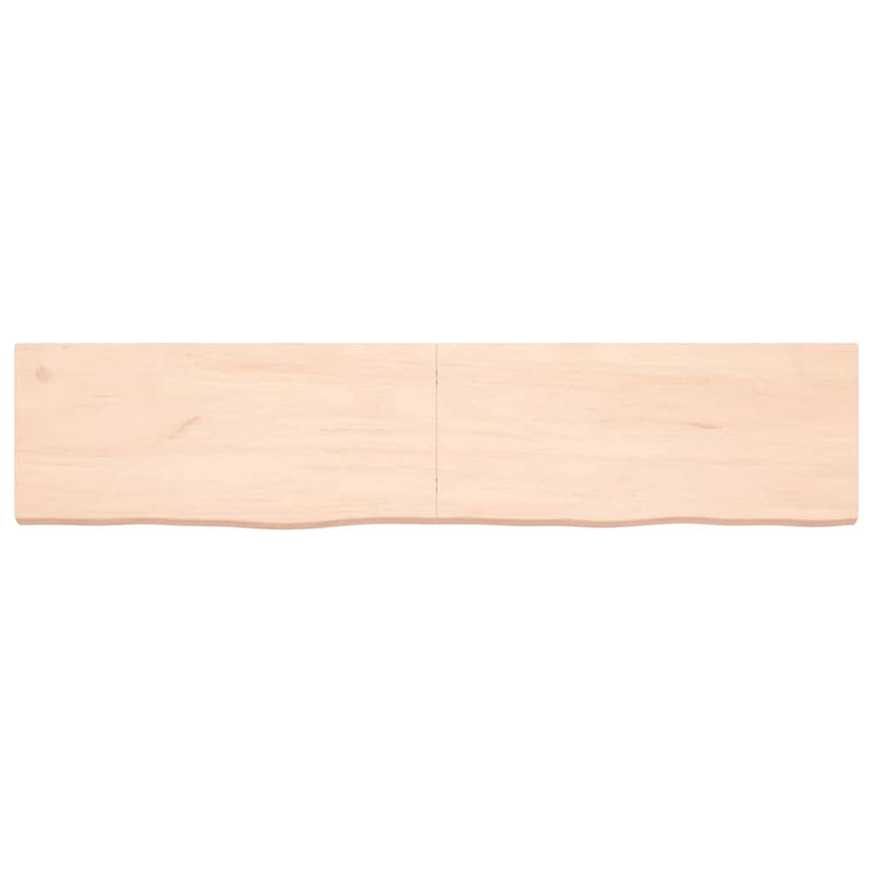 Load image into Gallery viewer, Vidaxl wastafelblad 180x40x(2-6) cm onbehandeld massief hout