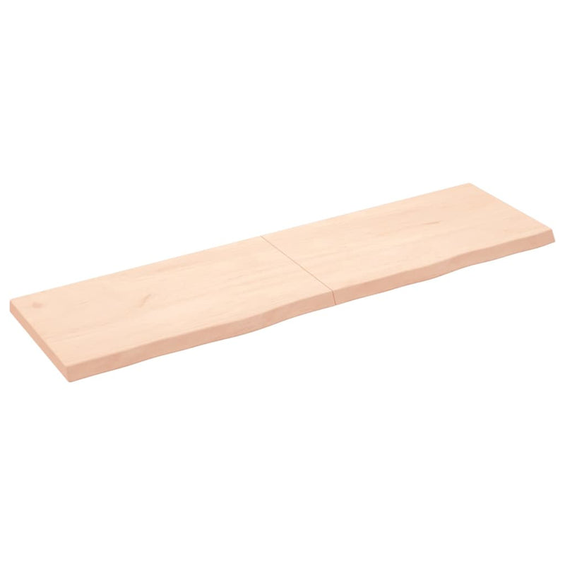 Load image into Gallery viewer, Vidaxl wastafelblad 180x50x(2-6) cm onbehandeld massief hout