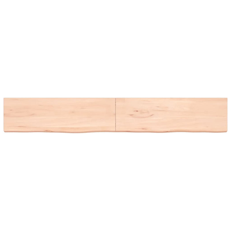 Load image into Gallery viewer, VidaXL Wastafelblad 200x30x(2-4) cm onbehandeld massief hout