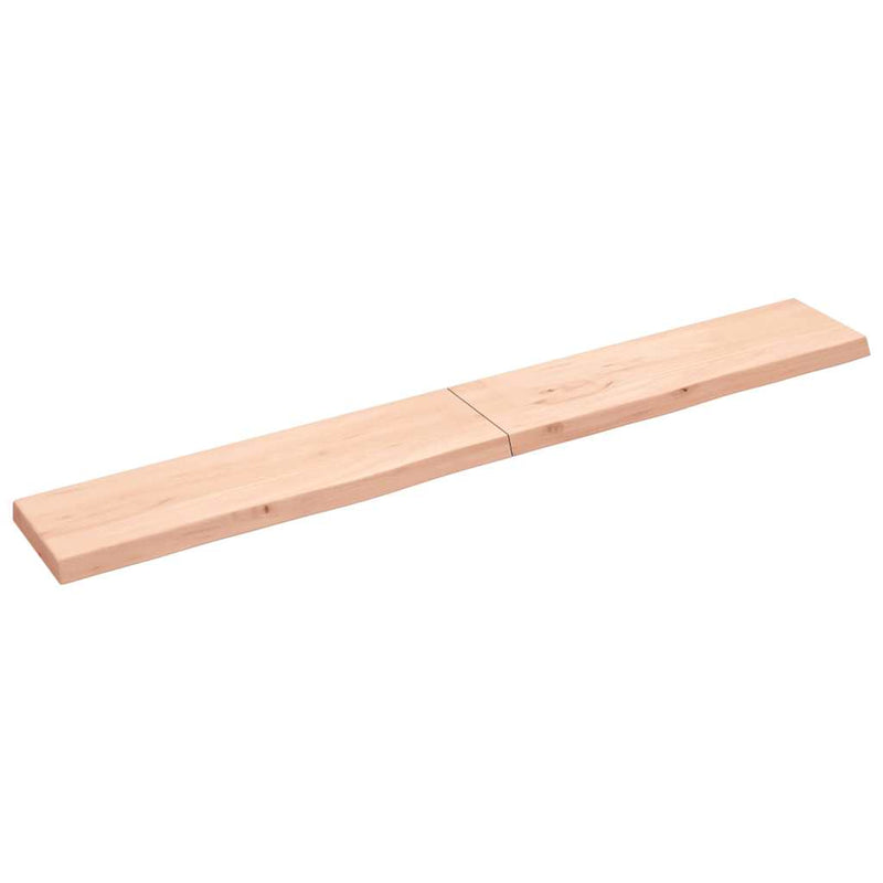 Load image into Gallery viewer, Vidaxl wastafelblad 220x30x(2-6) cm onbehandeld massief hout