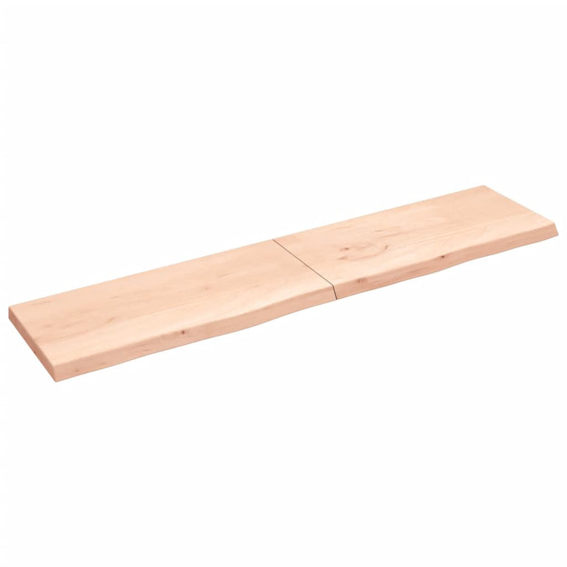 Load image into Gallery viewer, Vidaxl wastafelblad 220x50x(2-6) cm onbehandeld massief hout