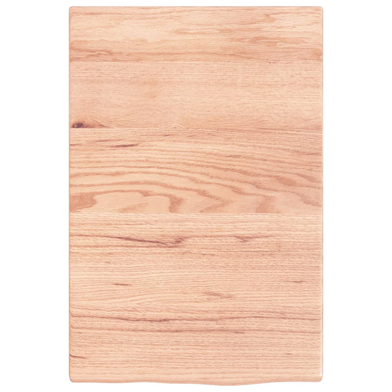 Load image into Gallery viewer, Vidaxl wastafelblad 40x60x2 behandeld massief hout lichtbruin