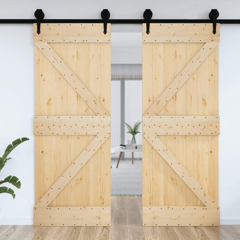 Load image into Gallery viewer, Vidaxl deur narvik 70x210 cm massief grenenhout
