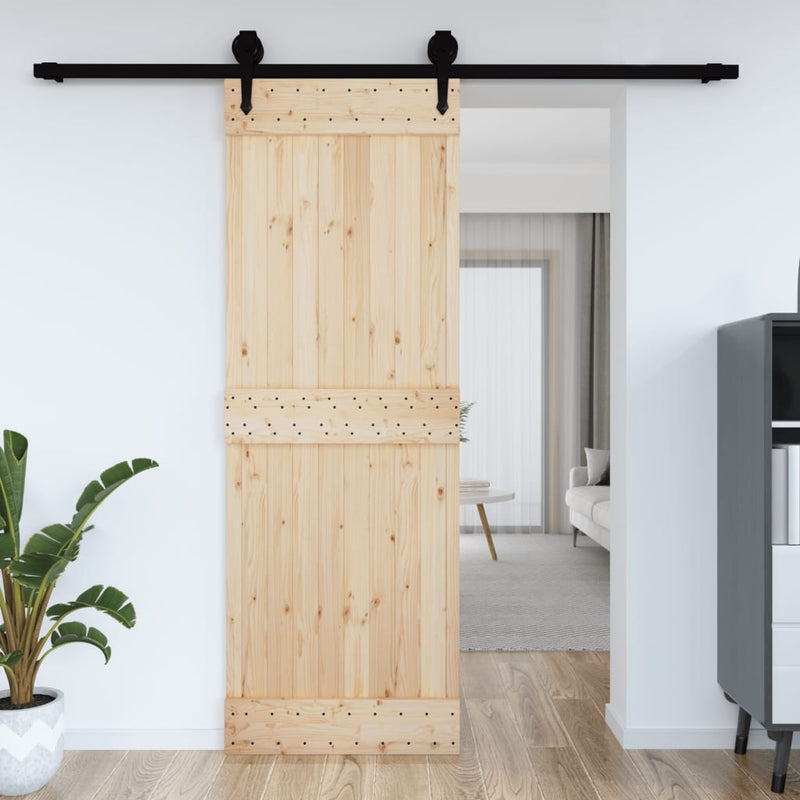 Load image into Gallery viewer, Vidaxl deur narvik 80x210 cm massief grenenhout