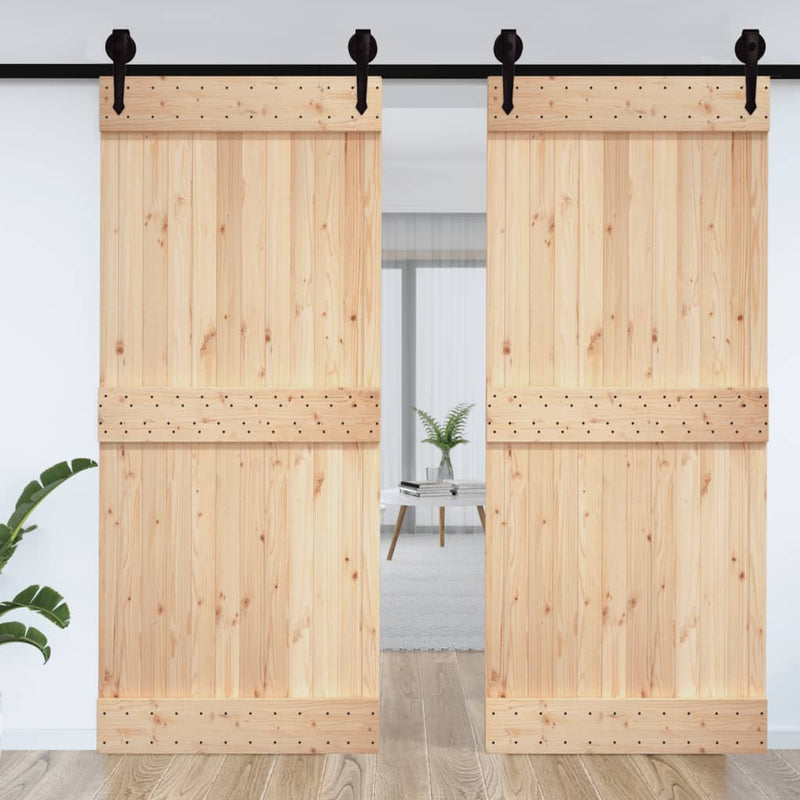 Load image into Gallery viewer, Vidaxl deur narvik 100x210 cm massief grenenhout