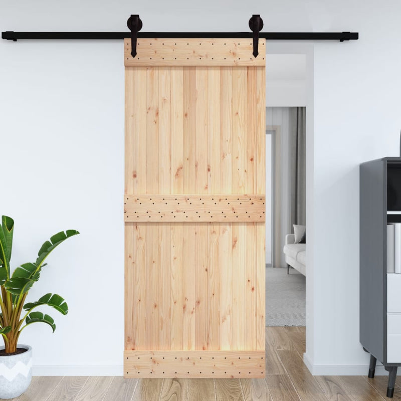 Load image into Gallery viewer, Vidaxl deur narvik 100x210 cm massief grenenhout