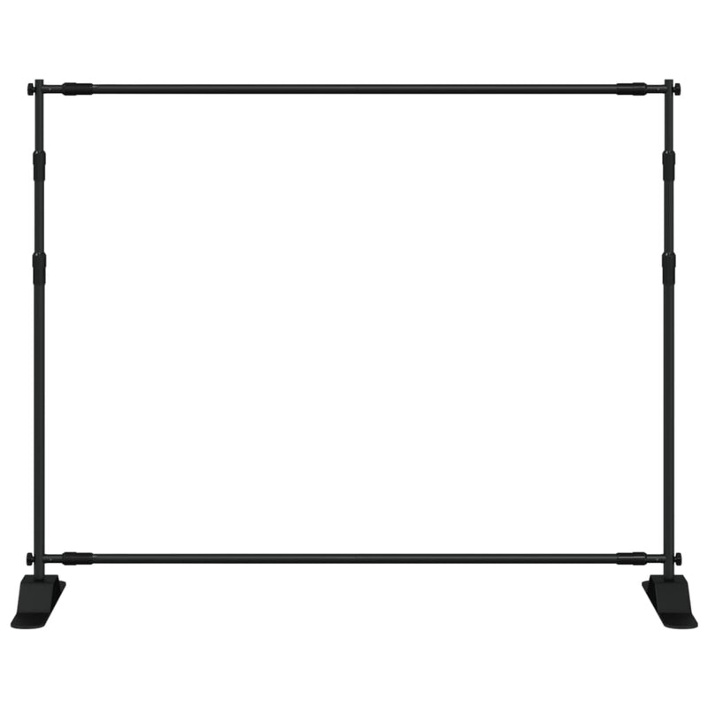 Load image into Gallery viewer, Vidaxl achtergrondstandaard 254x243 cm staal zwart